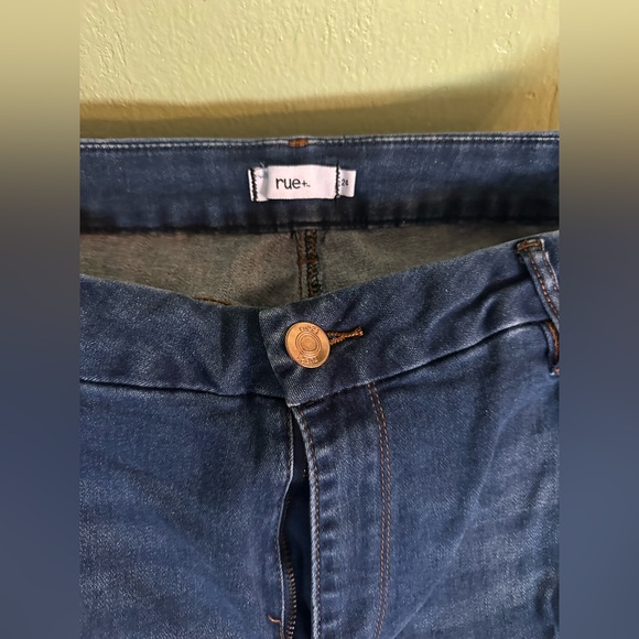 Rue21 Dark Blue Distressed Skinny Jeans - Picture 2 of 3